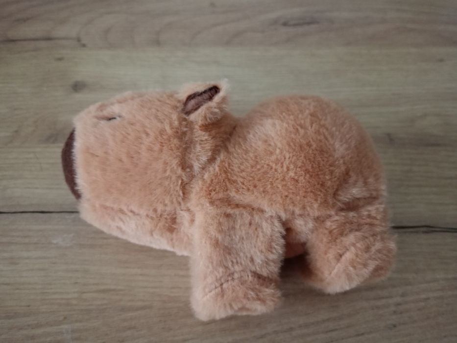 Maskotka, pluszak kapibara na rękę jasny brąz nowa