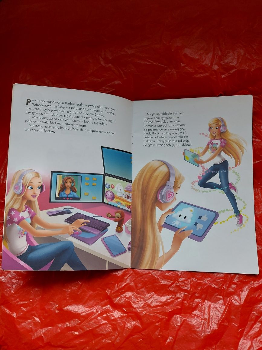 Książka dziecięca Barbie w Świecie gier  2017rok