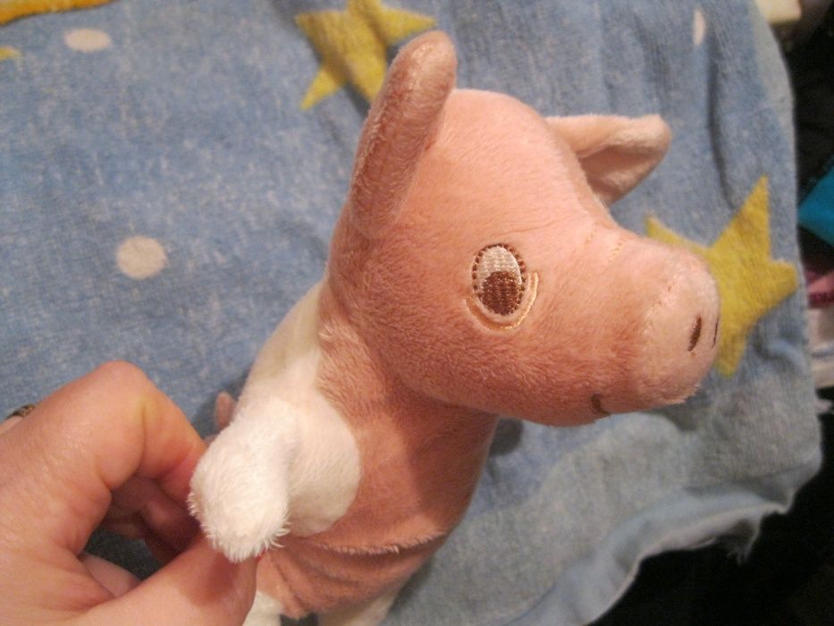 мягкая детская игрушка свинка поросенок фирменная качество германия