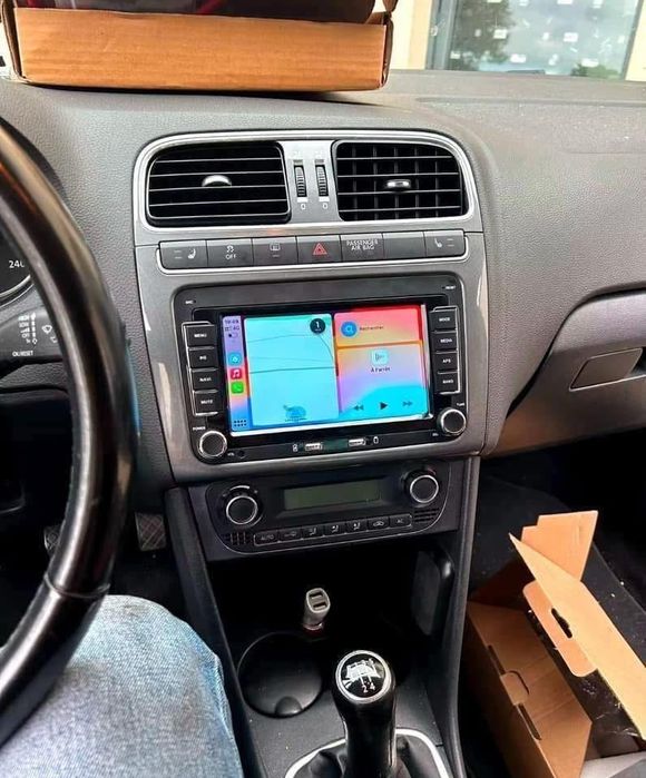 Radio 2din carplay android kamera golf touran audi passat vw bmw polo