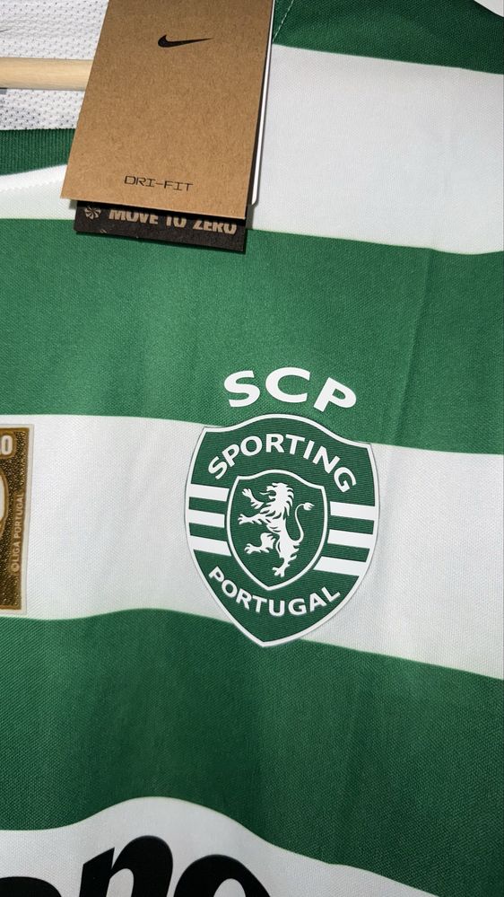 Camisola Futebol com Patch campeao Sporting 2025/2026