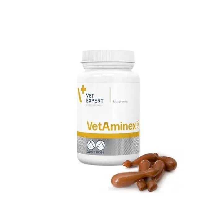 Vet Expert VetAminex witaminy / minerały dla Psa i Kota 60 Kap x 2 op