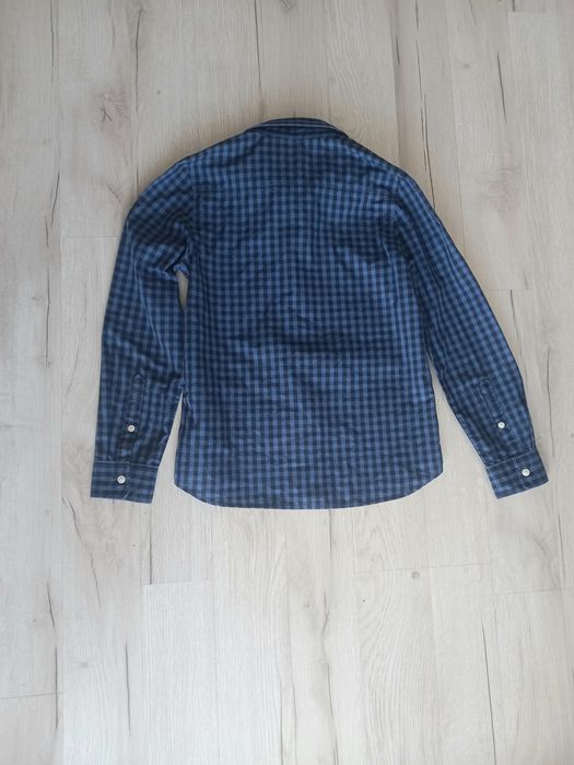 Granatowa koszula chłopięca H&M 134/140