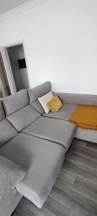 Sofá 2 lugares c/ chaise longue banak importa