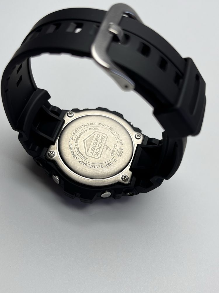 Casio g-100-1bv, casio g shock, спортивний чоловічий годинник касіо