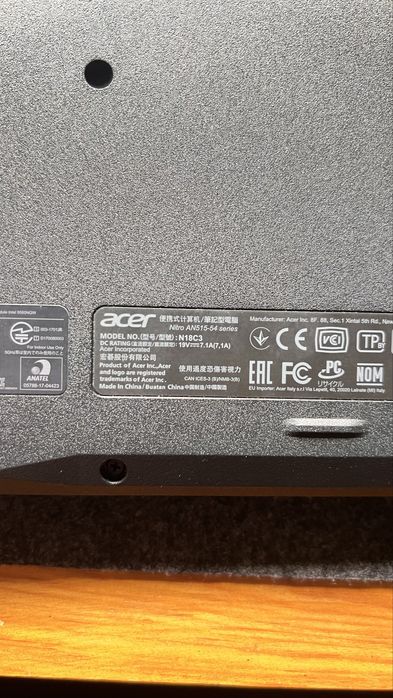 Portatil Gamer Acer Nitro 5 15 polegadas