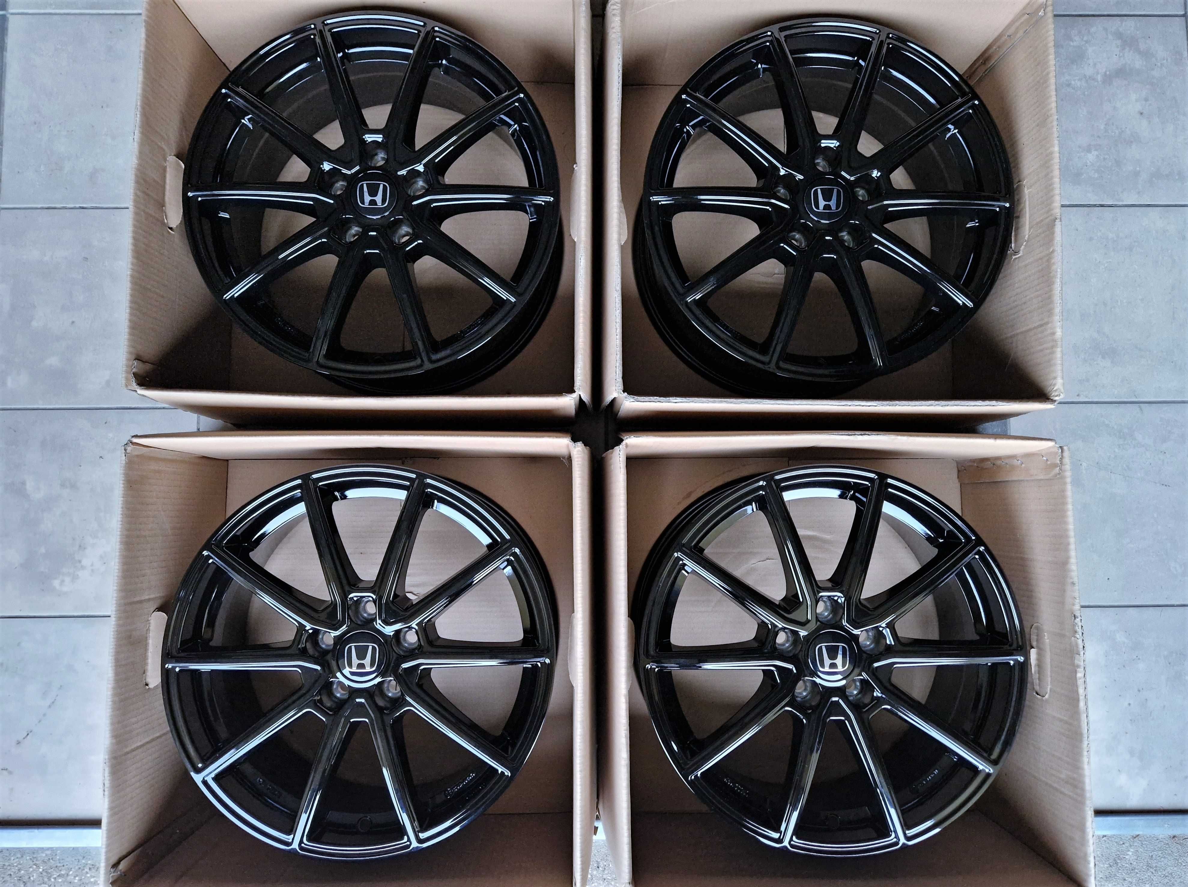 Alufelgi 17 5x114,3 Honda Accord Civic CR-V FR-V HR-V CH-R Czarne 709#