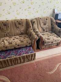 Розкладний диван з кріслом
