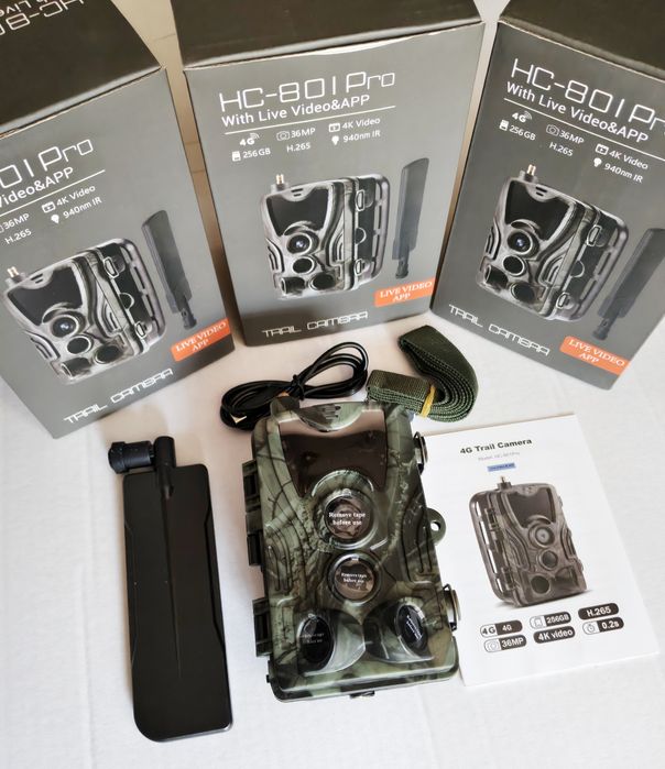 4G LTE Suntek HC-801 Pro Li фотопастка с аккумулятором, з сім картою