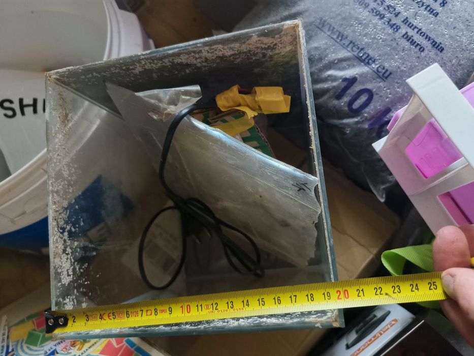 Akwarium kostka 10 litrów