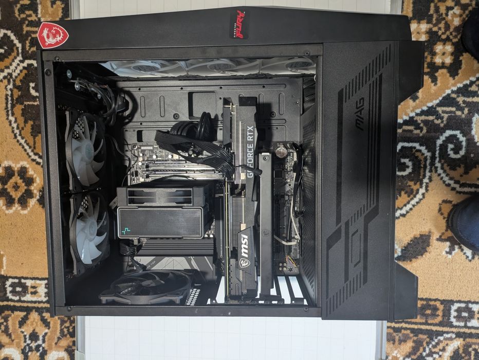 Компютор на базі процесору Ryzen 5 7600 та відеокарти RTX 3060TI