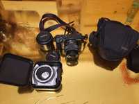 Canon m3 + lente kit 15 - 45mm + lente canon 50 mm + adaptador + bolsa