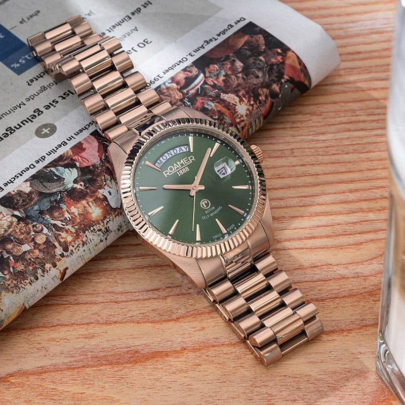 Zegarek Roamer Primeline DayDate 42mm, zamiana