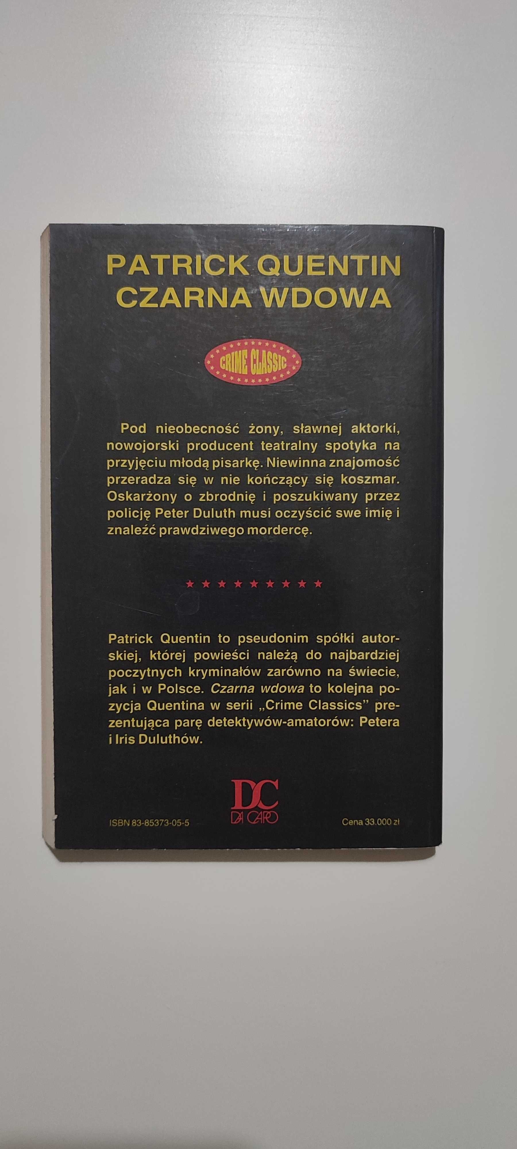 Czarna wdowa - Patrick Quentin