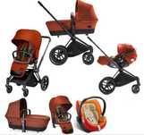 Коляска cybex priam platinum 3 в 1 autumn gold