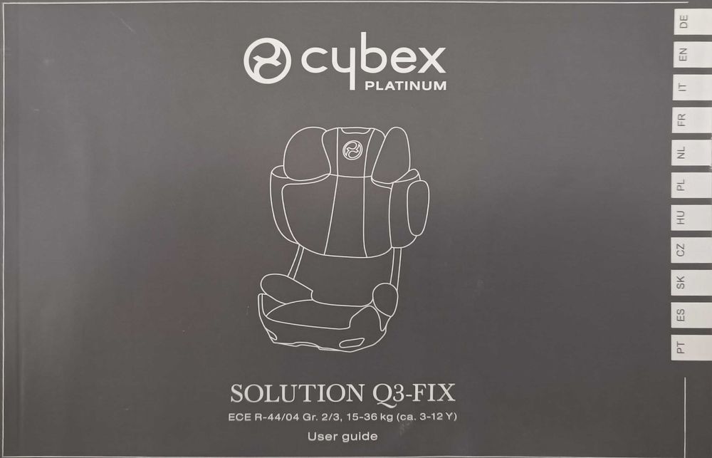Fotelik samochodowy Cybex Solution Q-Fix Platinum ISOFIX