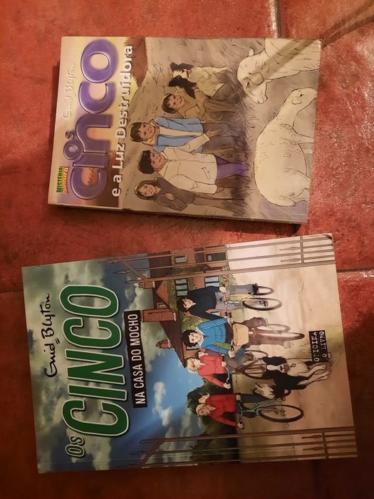 Livros da colecção "Os Cinco"