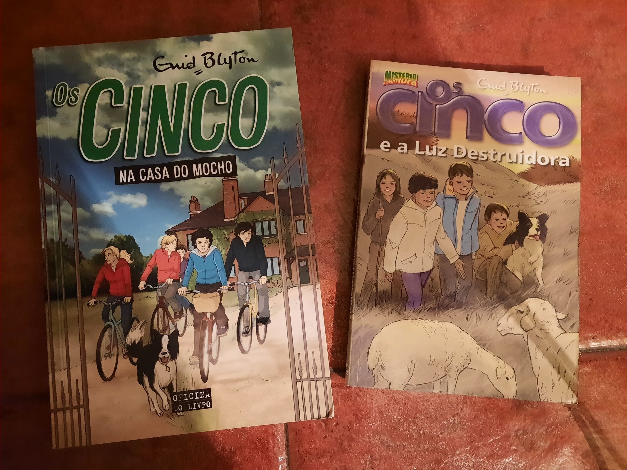 Livros da colecção "Os Cinco"