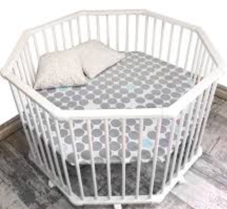 Кроватка трансформер манеж шестигранная