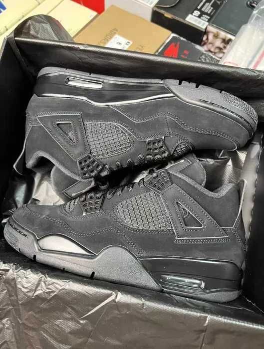 Buty meskie Mokasyny Jordan_4_Retro_Black_Cat R.41