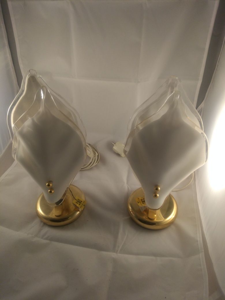 Stare Lampa nocna Made in Sweden,Gold plated 24k