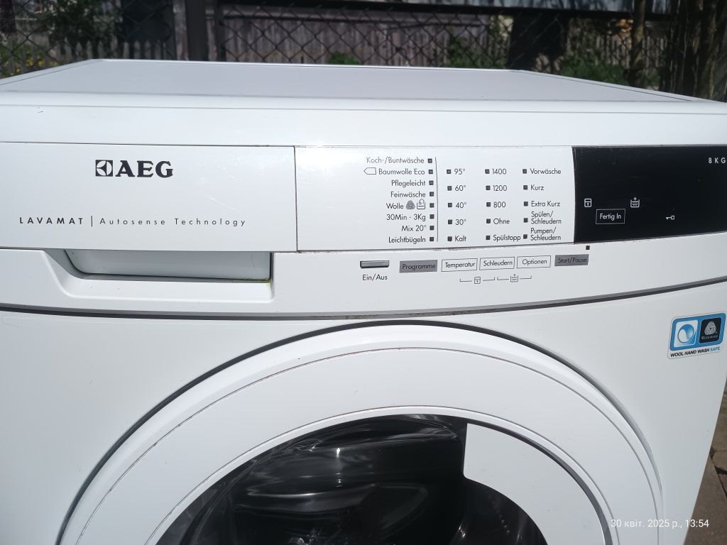 Пральна машина AEG 8кг