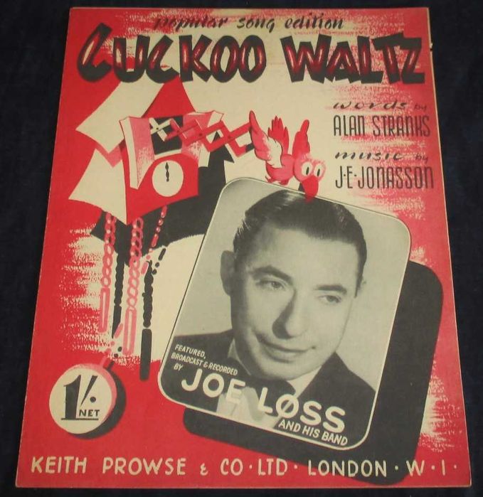 Partitura Cuckoo Waltz Alan Stranks J E Jonasson