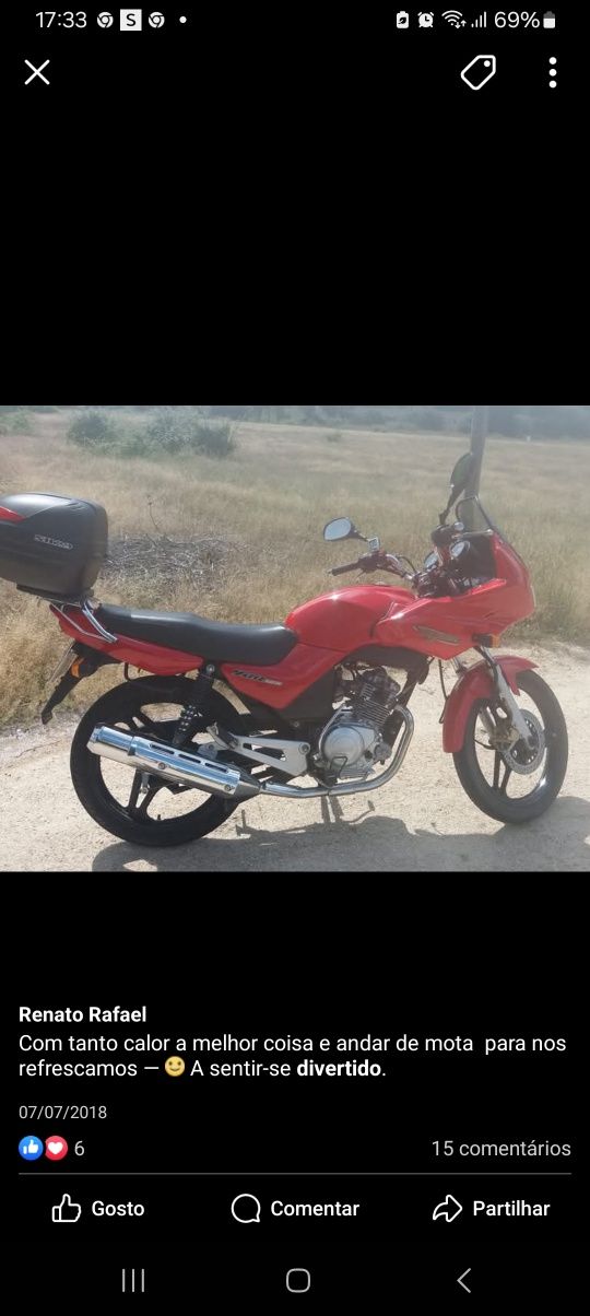 Mota yamaha diversam ybr 125