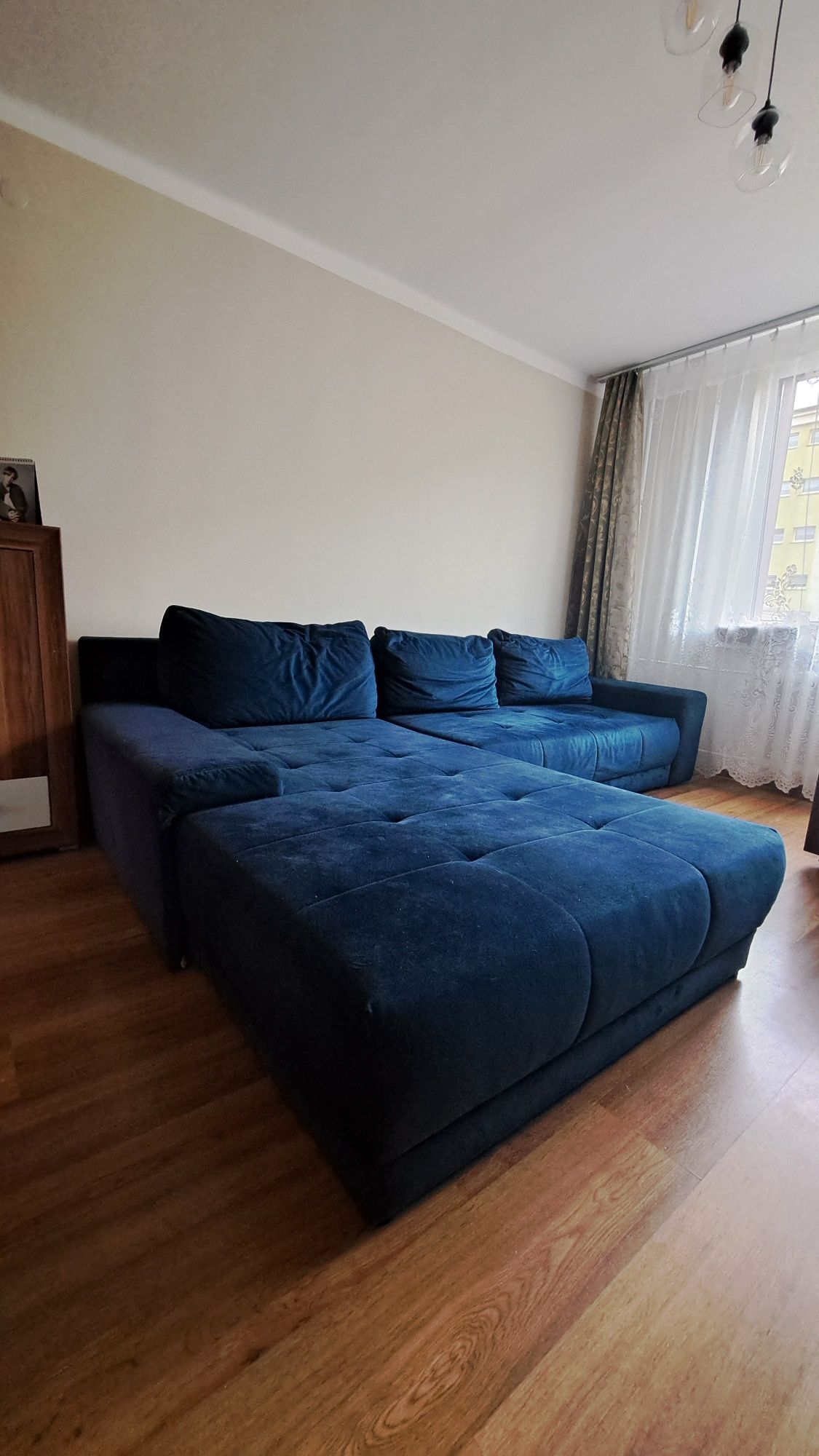 Narożnik azzurro z funkcją spania