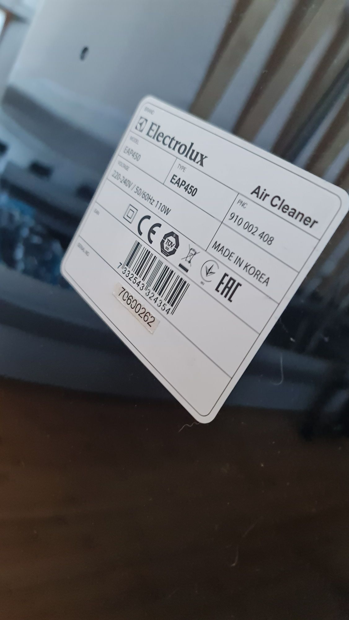 Oczyszczacz powietrza Electrolux (EAP450)