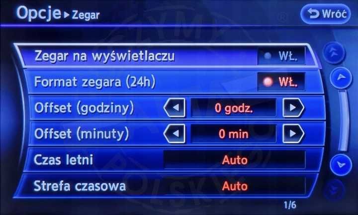 INFINITI G Polskie menu lektor mapa X9HDD USA-EU