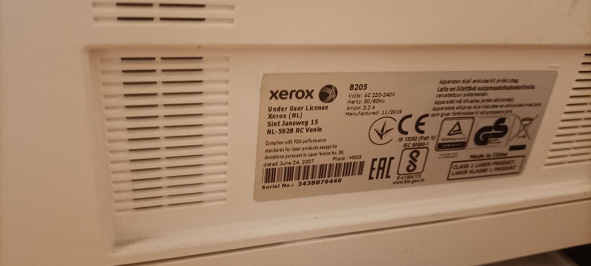 Urządzenie wielofunkcyjne Xerox B205