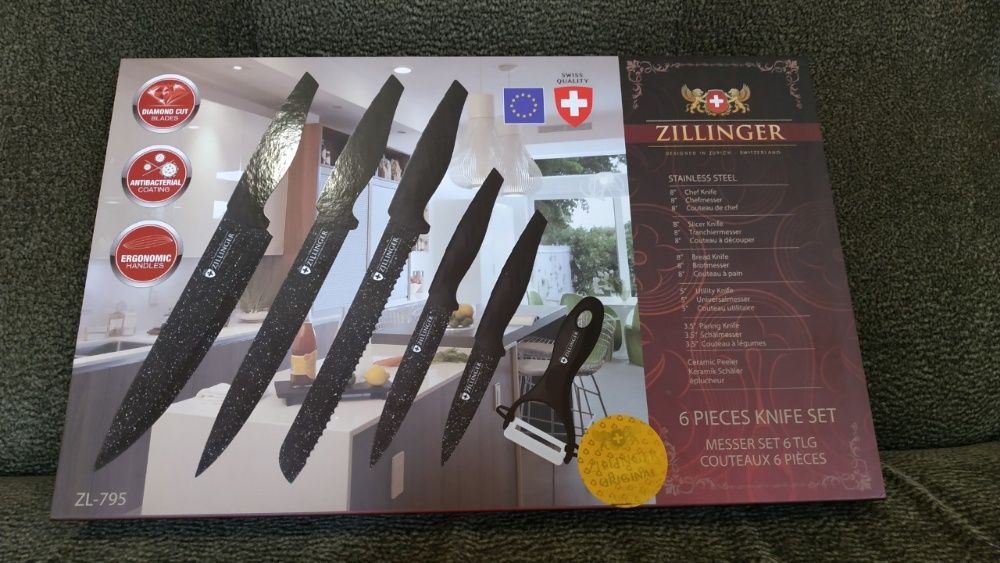 Набор ножи ф. ZILLINGER ZL- 795. 6 предметов Pieces knife set.