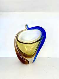 Винтажная коллекционная ваза Romana Чехословакия Богемия гутное стекло