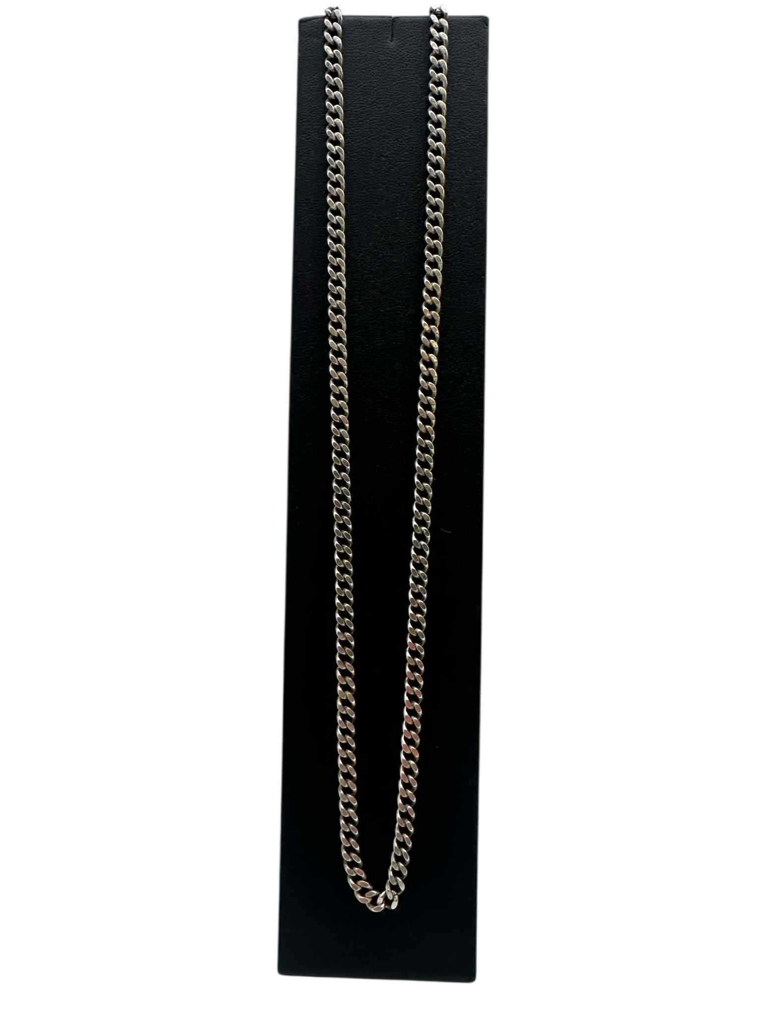 Srebrny męski łańcuszek 56 cm , 17,95g 925