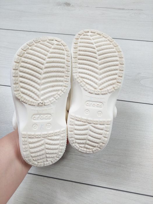 Тапочки сабо сланці CROCS р.С11 р.28,колір молочний