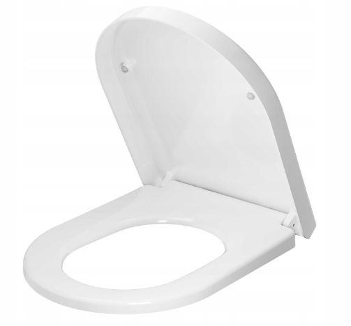 Deska sedesowa D miękkie zamykanie szybkie wypinanie Anycee biała