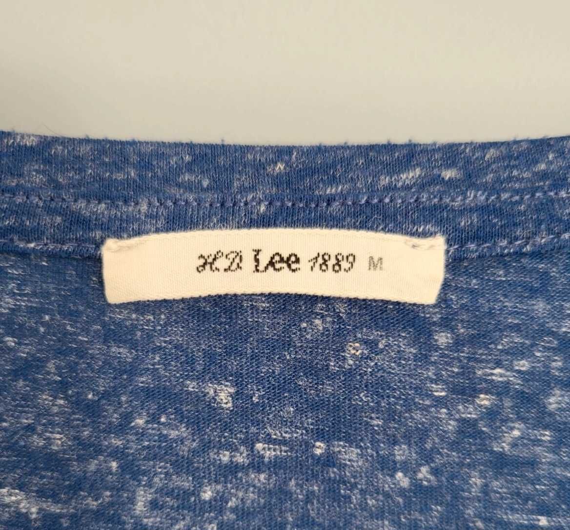 (M/38) Niebieska koszulka Lee