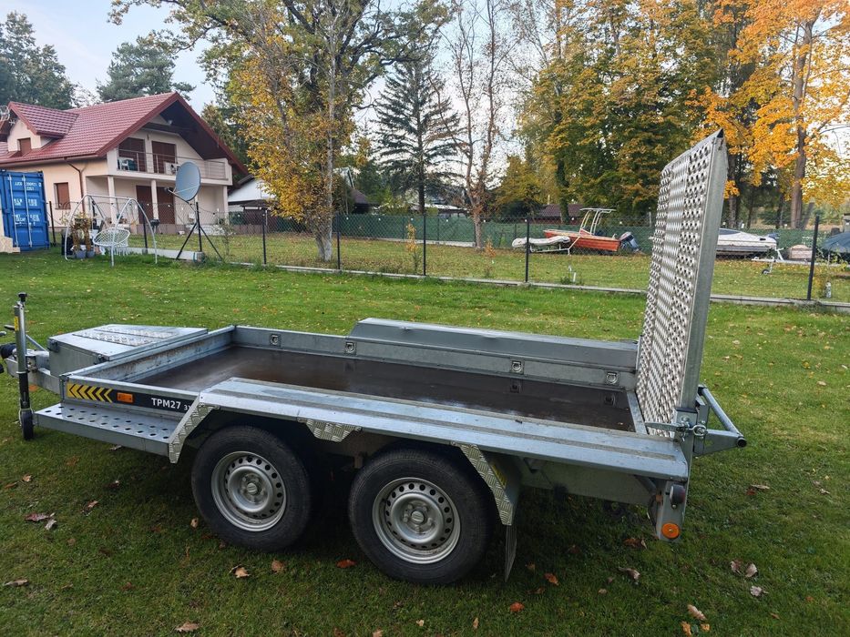 Przyczepa do przewozu koparki Lorries TPM 27 3115 –pierwszy właściciel