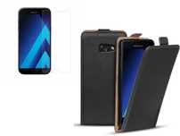 Etui Kabura Pionowa do Samsung Galaxy A3 2017 + Szkło Hartowane