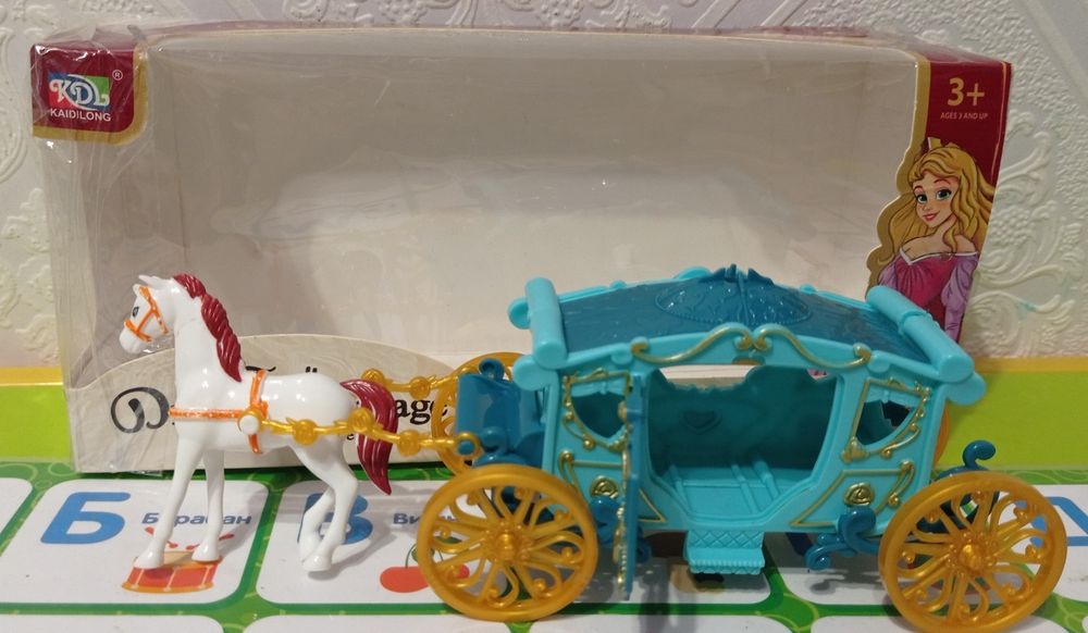 Карета дитяча з коником