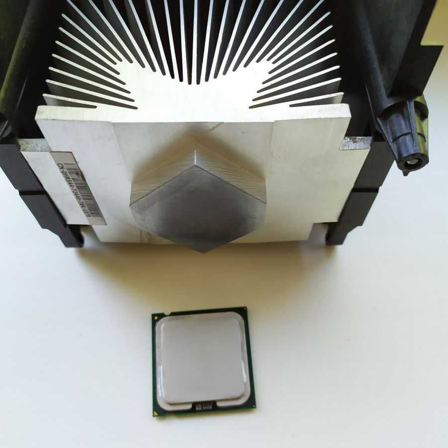 DELL Optiplex 330 радиатор процессора+блок вентилятора
