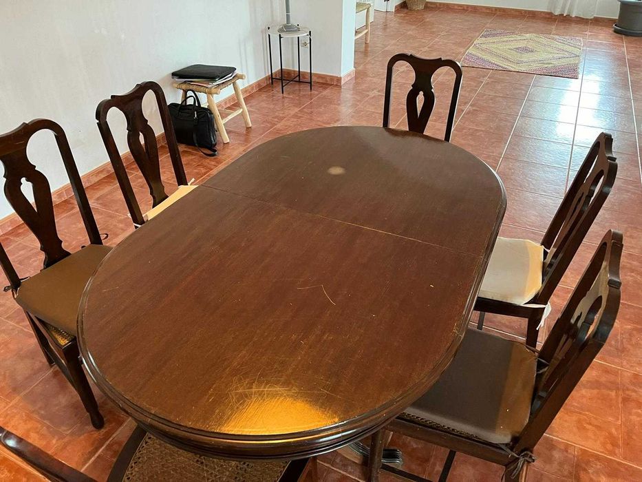 promoção até domingo Mesa de jantar alentejana capacidade 6 8 pessoas