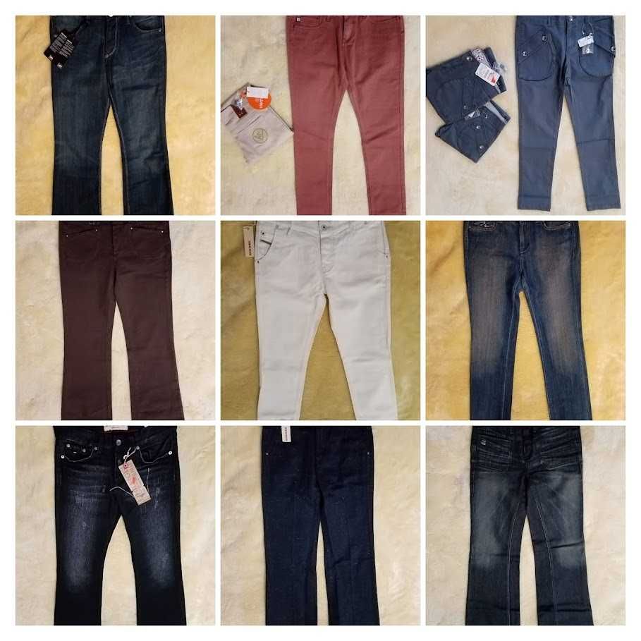 Джинсы сток опт 10-200 единиц. оригинал zara, w/webber, diezel, klixs.