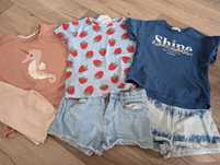 Zestaw na lato 122/128 Zara mango KappAhl