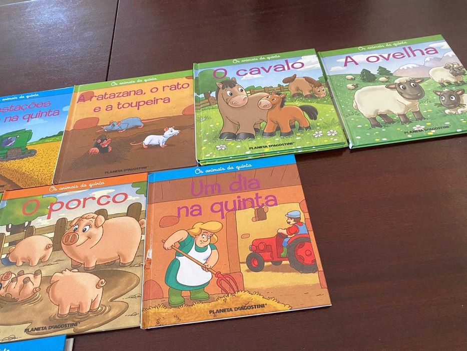 Colecção os animais da quinta, preço por livro, portes grátis