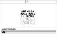 Katalog części MF 4225, 4235, 4240