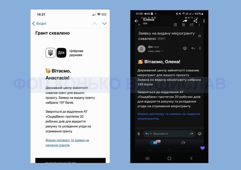Бізнес-план для ГРАНТу Дія єРобота під ключ. 294 отриманих гранти!