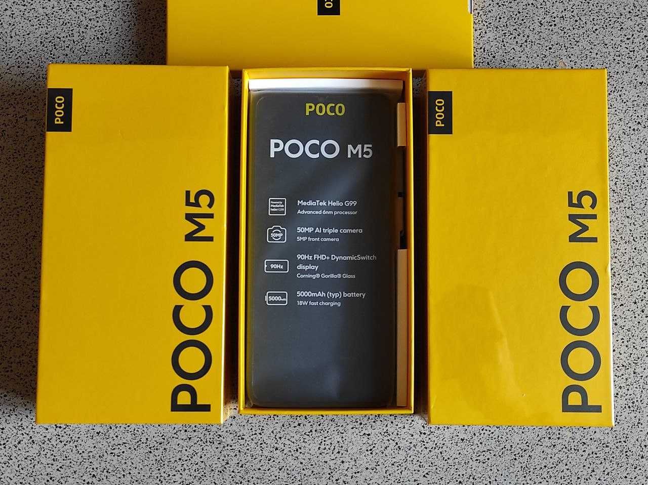 Смартфон Xiaomi Poco M5 4/64 NFC Yellow/Green Глобальна версія