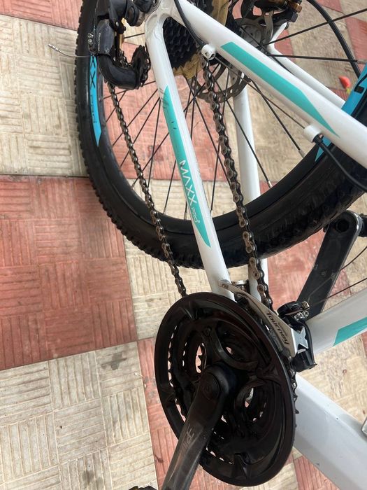 Велосипед MaxxPro 24" 12"(30 см) DAKOTA-21 біло-бірюзовий